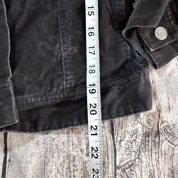 Gap Washed Black Corduroy Jacket Size large Grunge, Goth, 90s - Picture 6 of 8